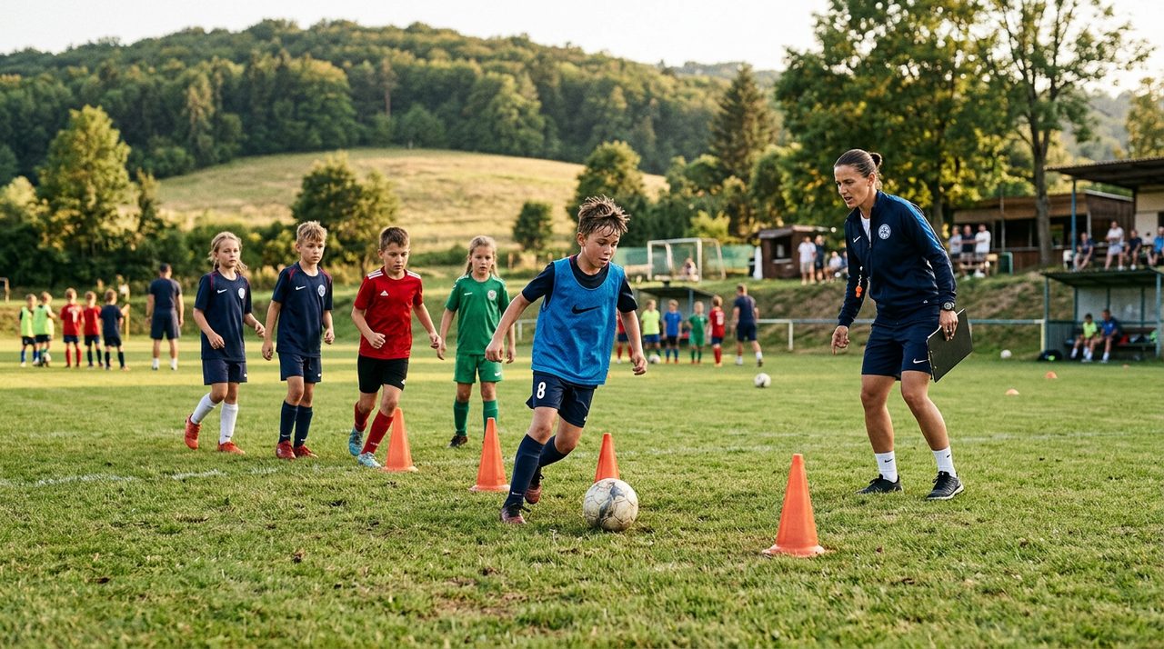Mladí futbalisti na letnom sústredení